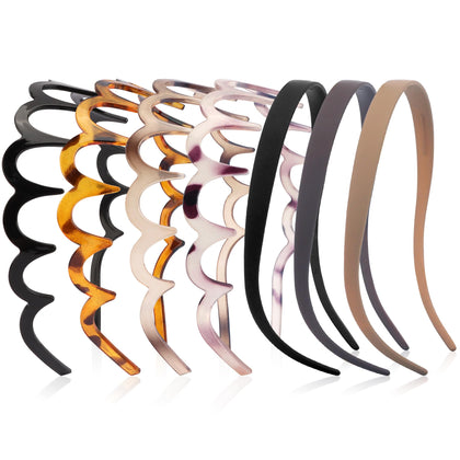 VELSCRUN front view headband showing neat shape and secure hold