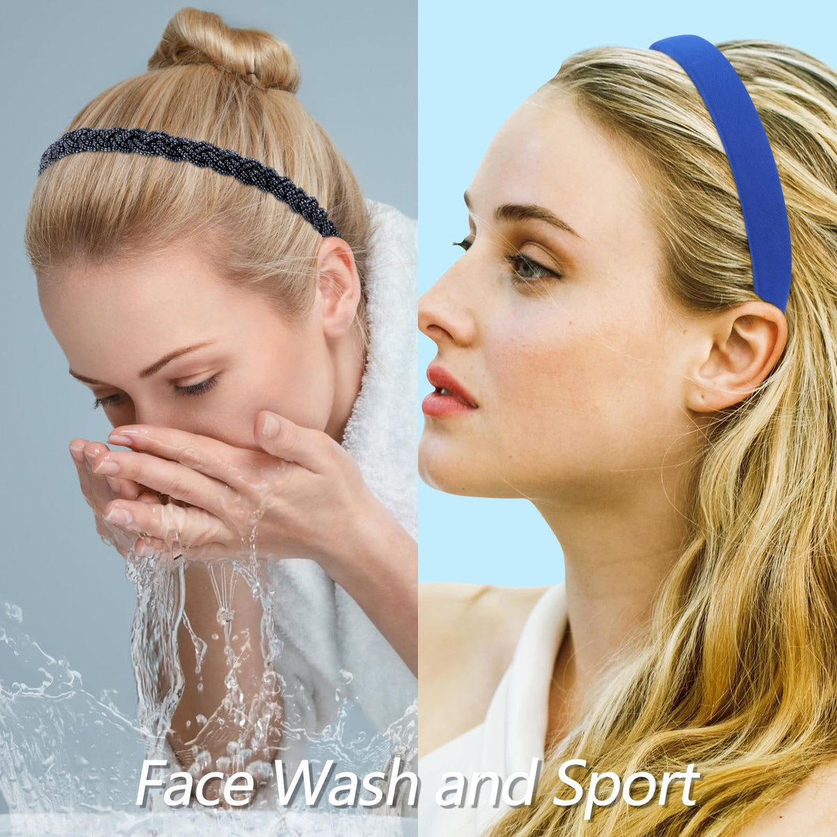VELSCRUN on short hair demonstrating non-slip hold and neat styling