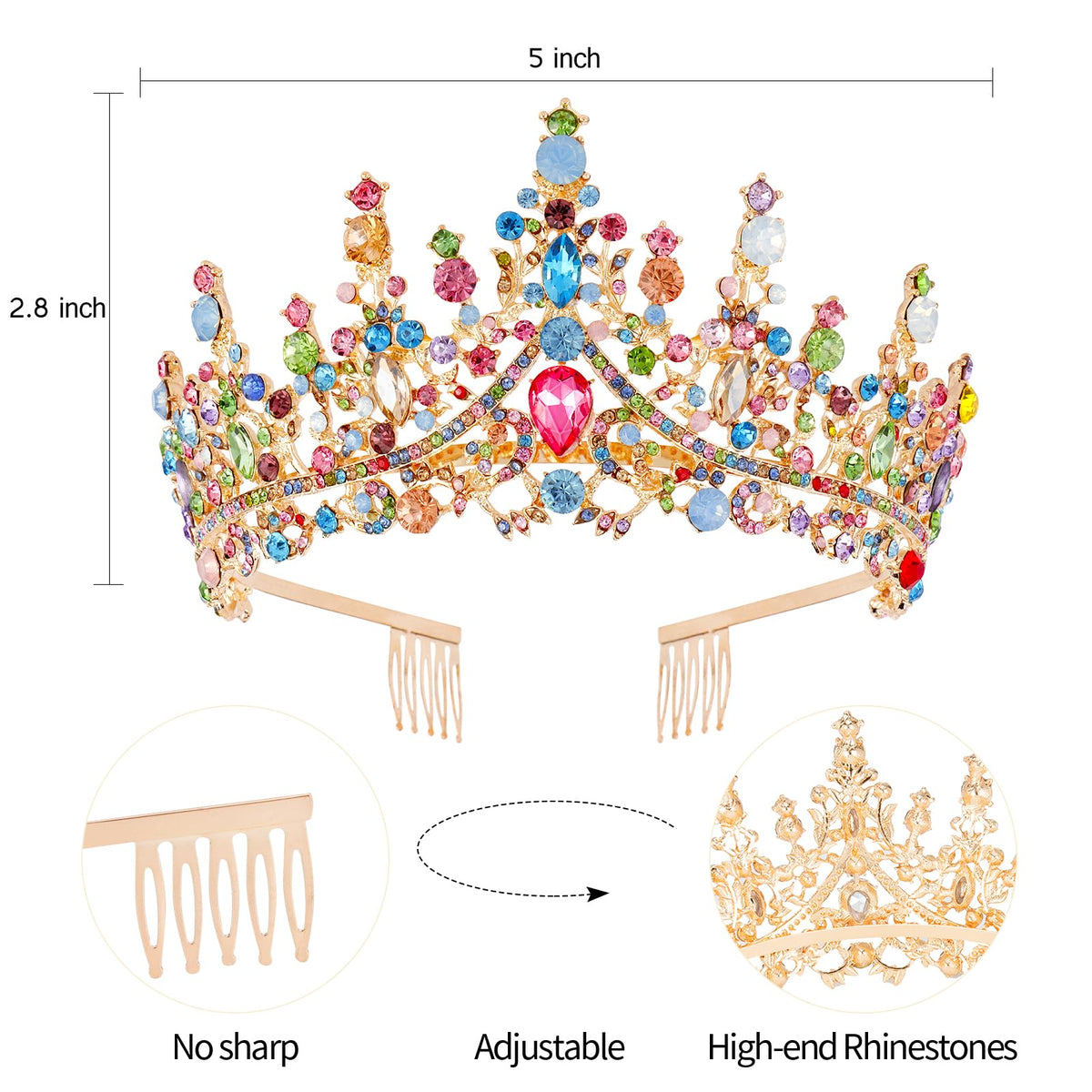 VELSCRUN model wearing crown at party demonstrating festive wearable style