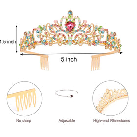 VELSCRUN tiara in hand for scale showing its lightweight comfort