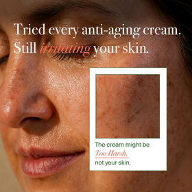 VELVENTE close-up texture swipe showing lightweight hydration