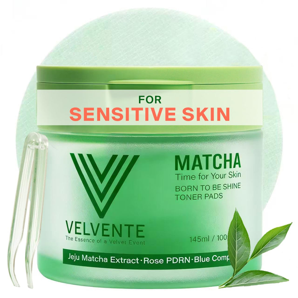 VELVENTE front jar image showing label and 100 pads benefit gentle recovery