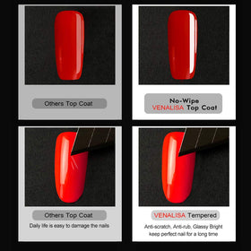 VENALISA base coat brush detail displaying smooth application benefit