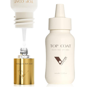 VENALISA front bottle showing 60 ml capacity and glossy finish benefit