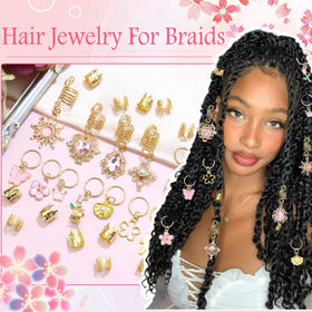 VENOFEN butterfly charm open on braid showing easy attachment