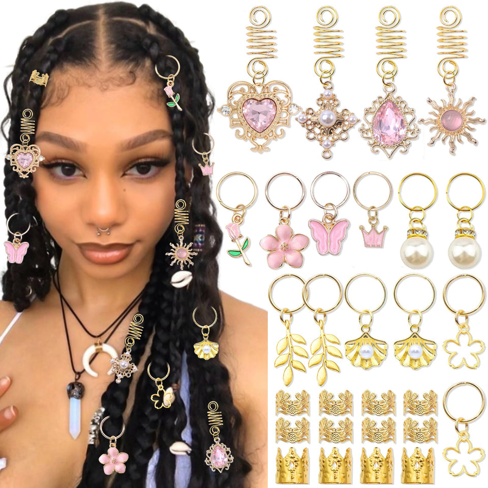 VENOFEN front packaging showing full 36-piece pink crystal set and variety