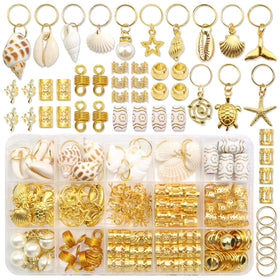 VENOFEN front-packaging showing full 149-piece hair jewelry set and variety