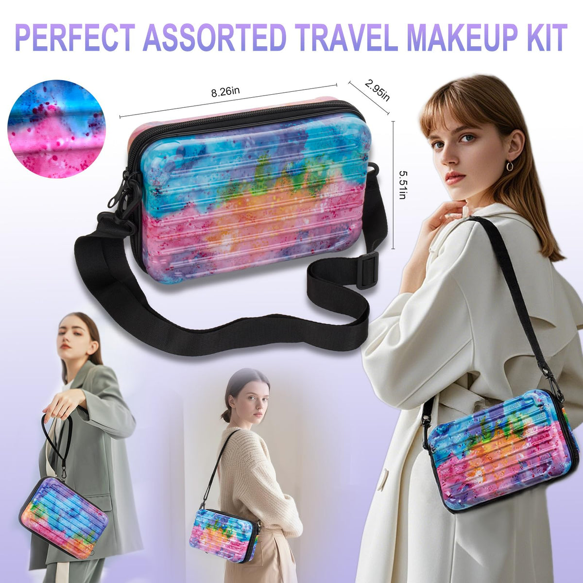 venshun lifestyle shot teen applying makeup kit for confidence and learning