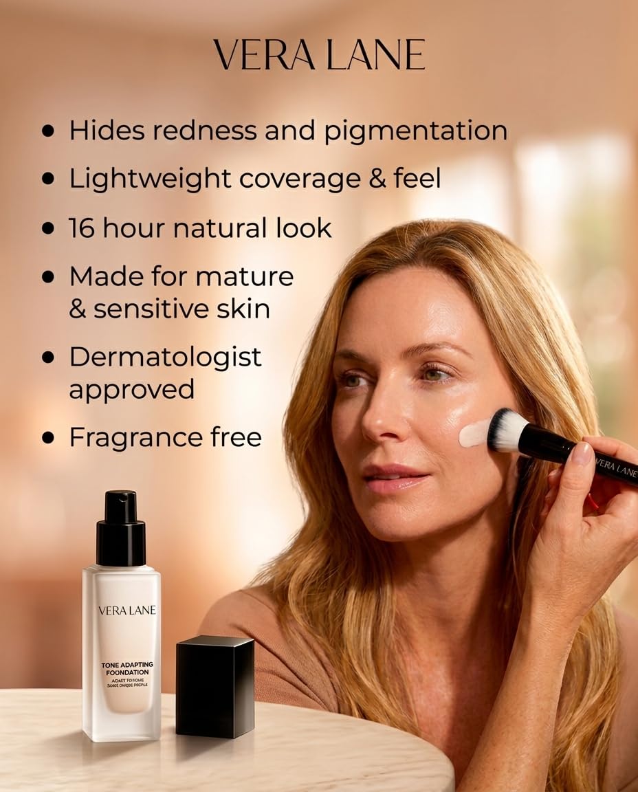 Vera Lane foundation pump in action dispensing lightweight, buildable coverage