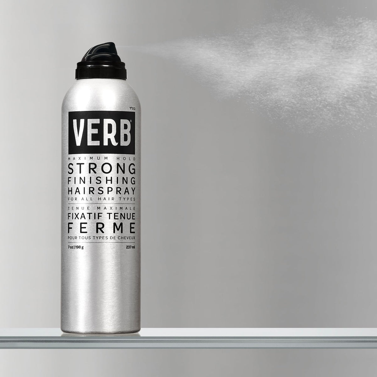 VERB can held in hand showing 7 oz size for travel-friendly benefit