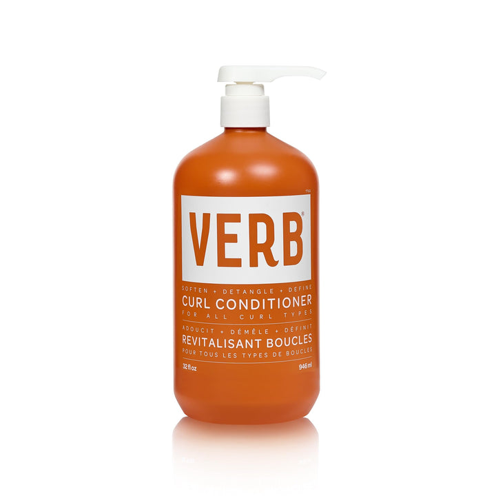 VERB front bottle showing product and size, highlights long-lasting supply