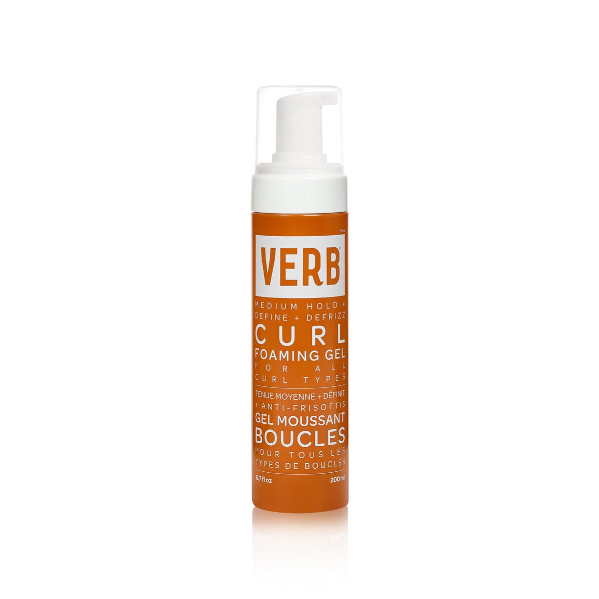 VERB front bottle shot showing packaging and 6.7 fl oz size benefit