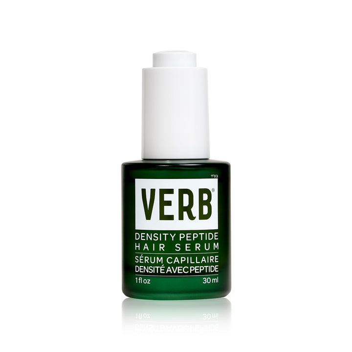 VERB Density Peptide Serum front packaging showing bottle and dropper for clear identification and trust