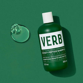 VERB bottle in hand for scale and easy 12 fl oz size reference