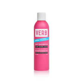 VERB front packaging of jumbo dry shampoo showing label and size, promotes convenience