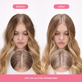 VERB purple-tinted spray dispersing to blend into light hair