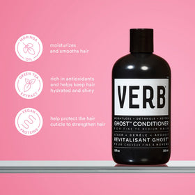 VERB Ghost Air Dry Whip tube closeup emphasizing easy styling and frizz control