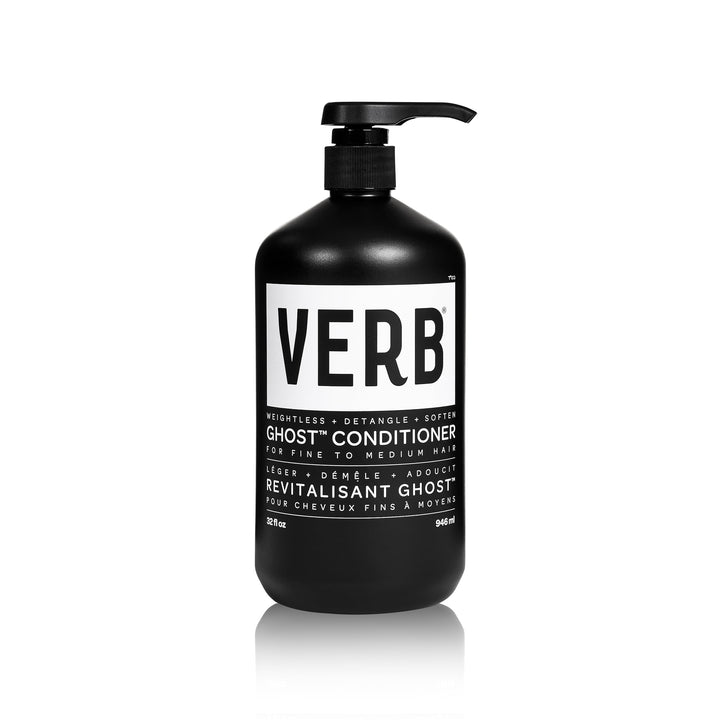VERB Ghost conditioner front packaging shows label and 32 fl oz size for long-lasting supply