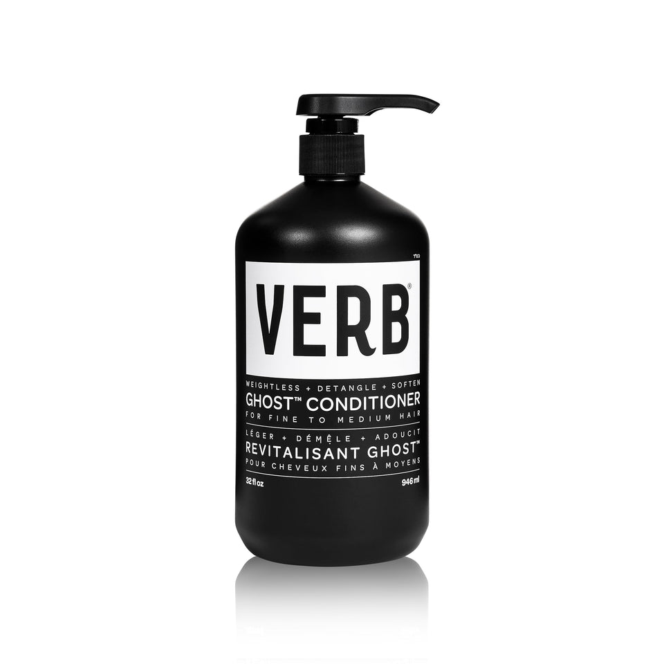 VERB Ghost conditioner front packaging shows label and 32 fl oz size for long-lasting supply