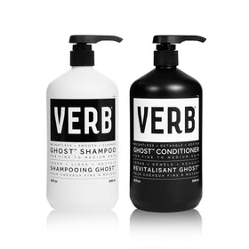 VERB Ghost duo front packaging showing both bottles and size benefits