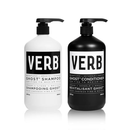 VERB Ghost duo front packaging showing both bottles and size benefits