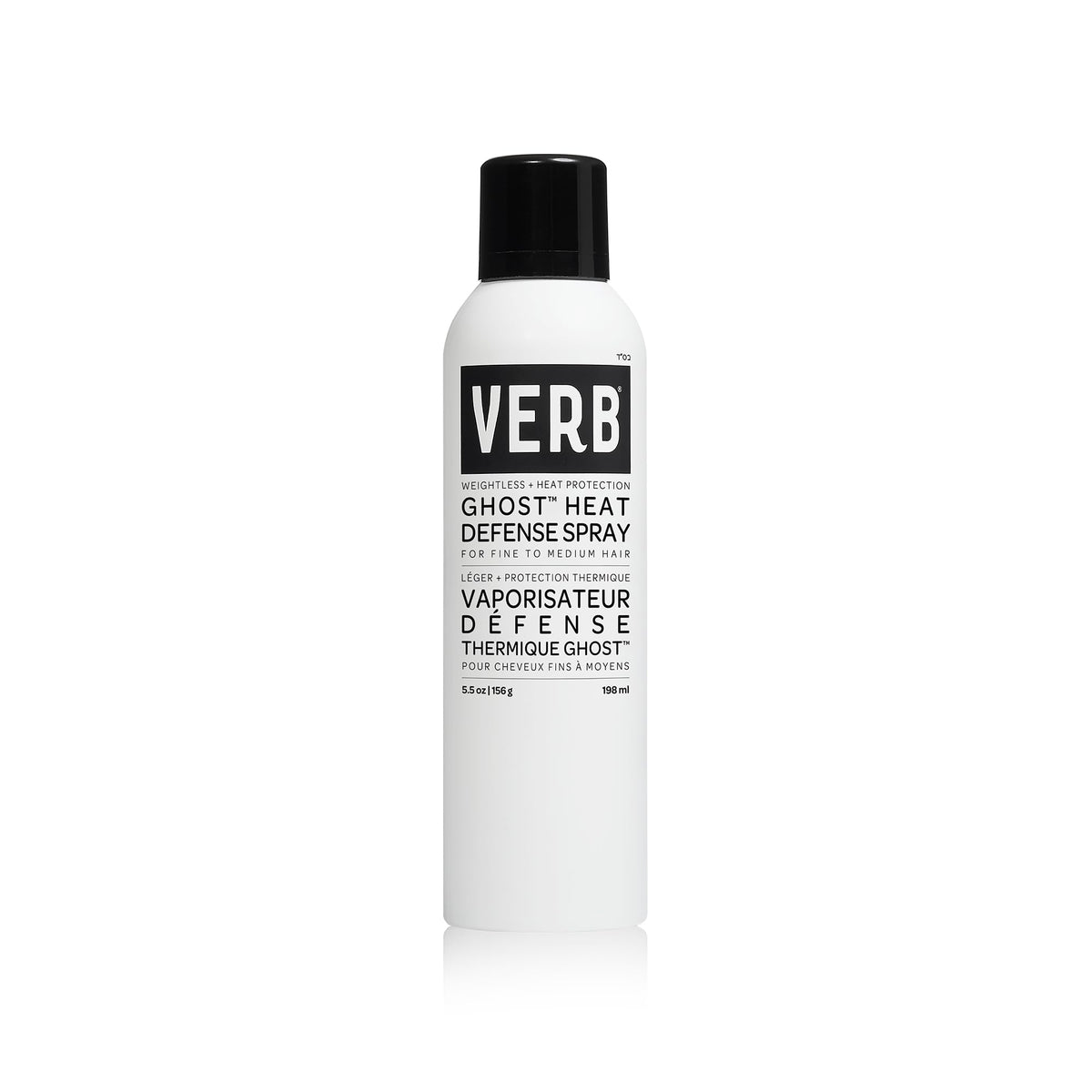VERB Ghost bottle front view showing label and benefits