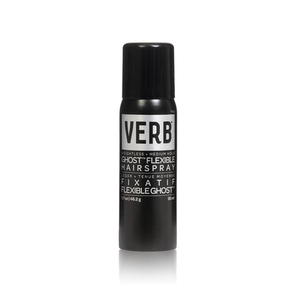 VERB Ghost front packaging showing compact travel-friendly can and label benefits