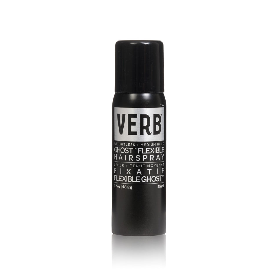 VERB Ghost front packaging showing compact travel-friendly can and label benefits