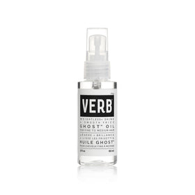 VERB bottle front view showing sleek packaging and lightweight oil benefits