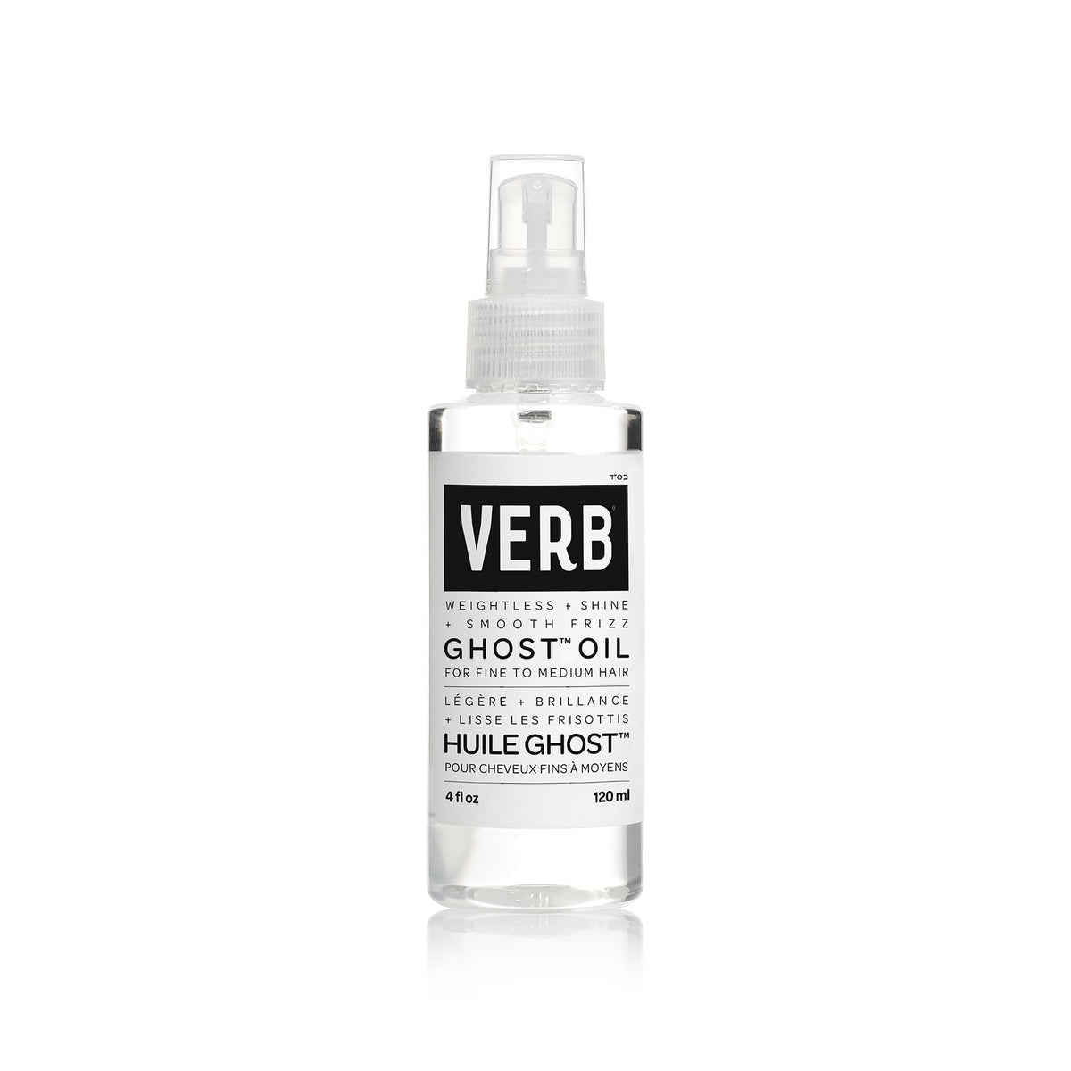 VERB Ghost Oil front packaging showing clean design and benefits