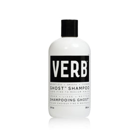 VERB Ghost shampoo front bottle showing label and clean design for lightweight cleansing
