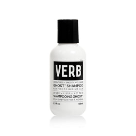 VERB bottle front view showing clean packaging and travel size benefit