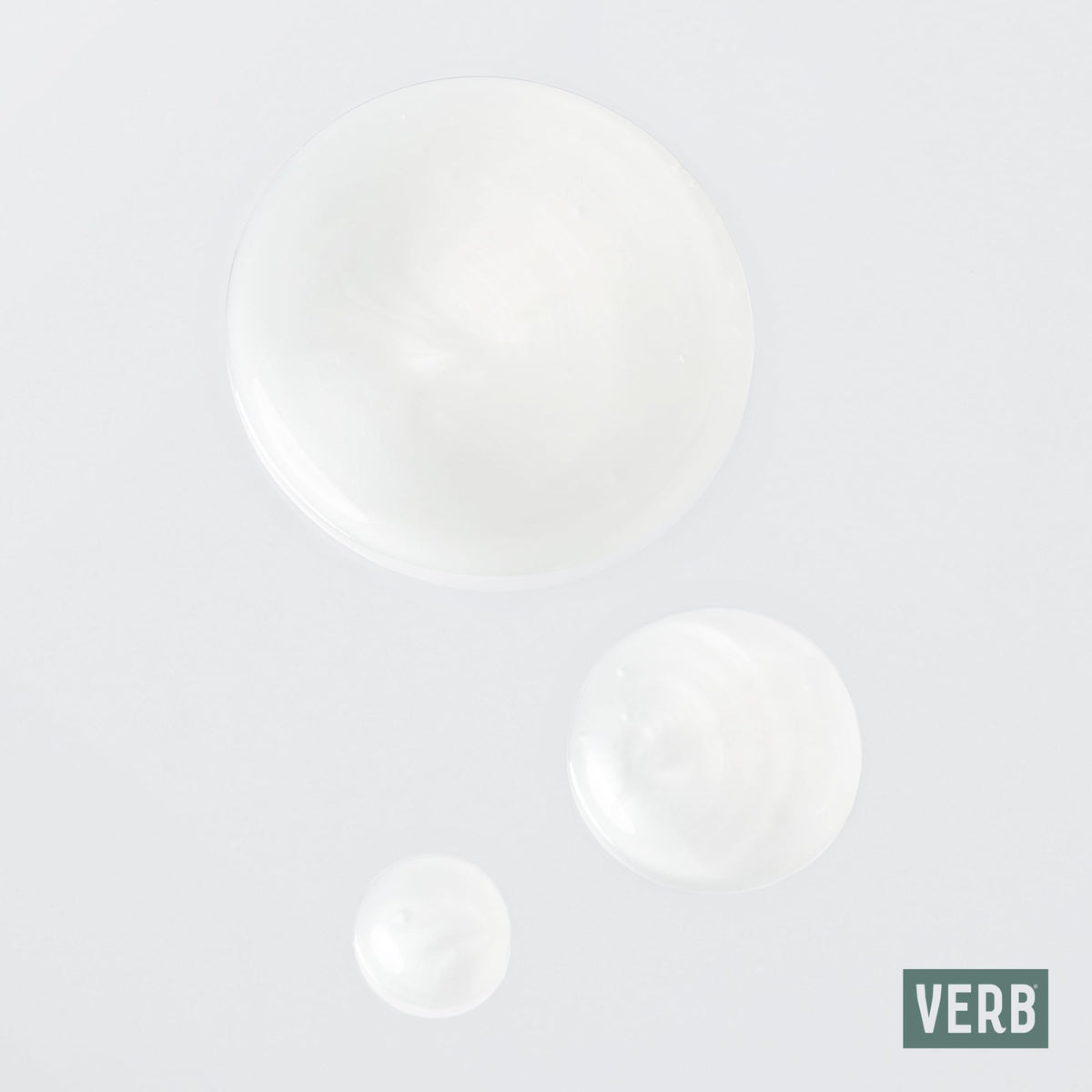 VERB creamy foam texture detail demonstrating gentle effective cleansing