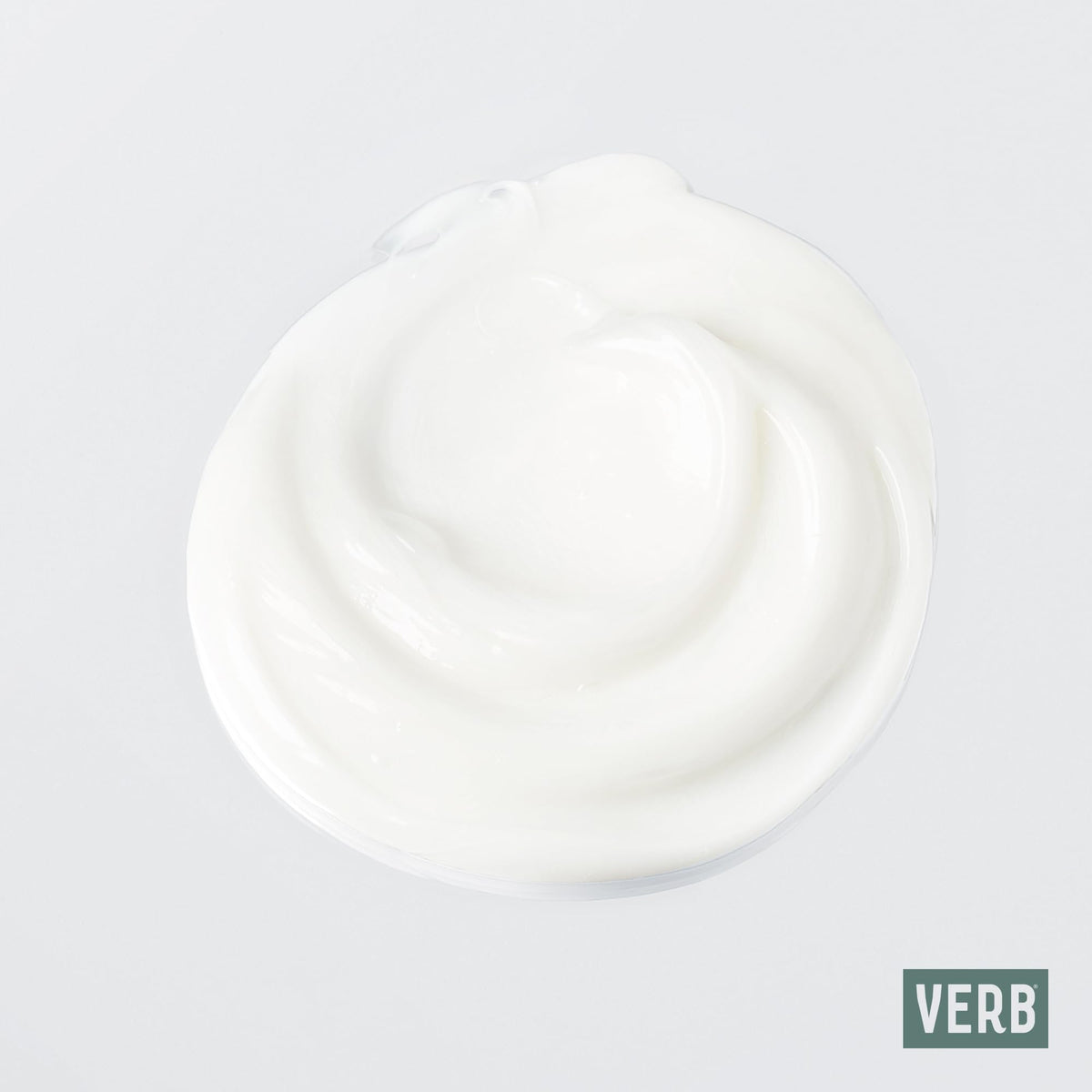 VERB Ghost jar held in hand showing 6.3 fl oz size for travel-friendly use