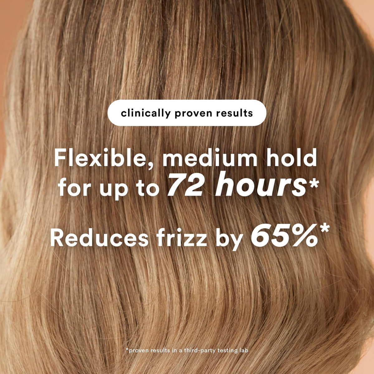 VERB Ghost Oil drop on hair showing shiny, frizz-free surface and light feel
