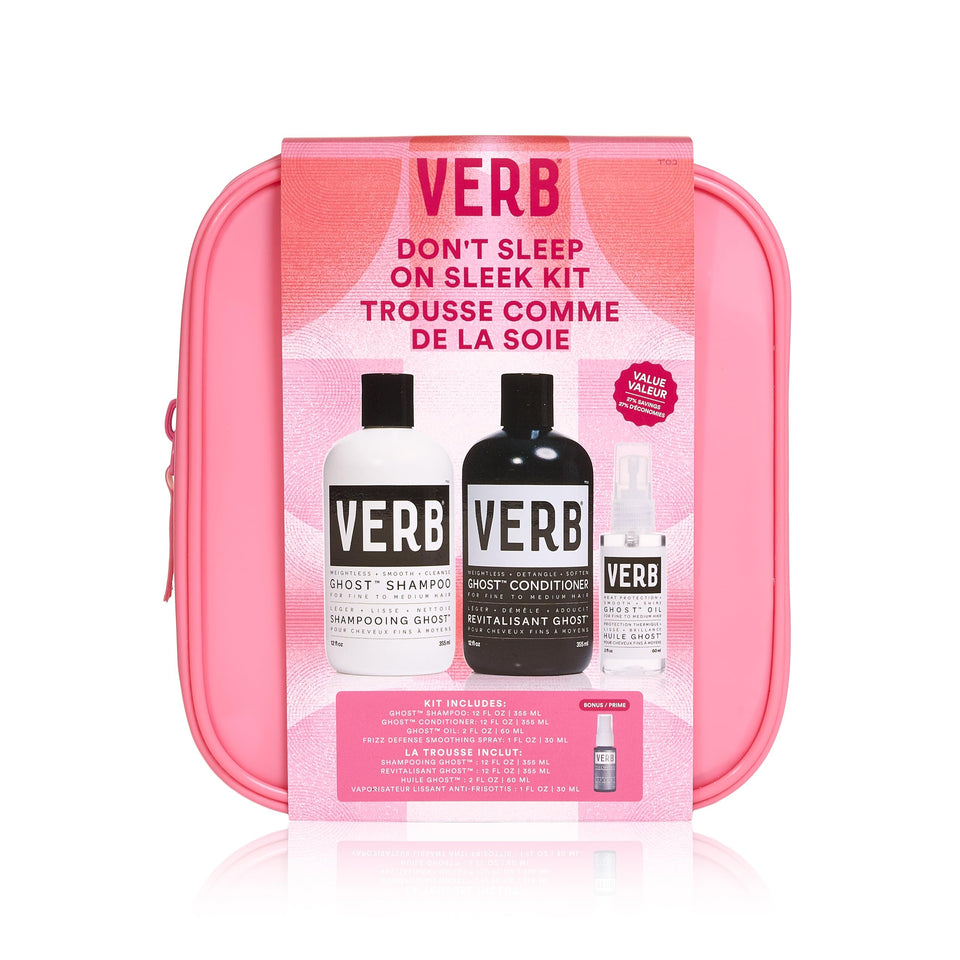VERB Ghost trio front packaging showing kit and benefits