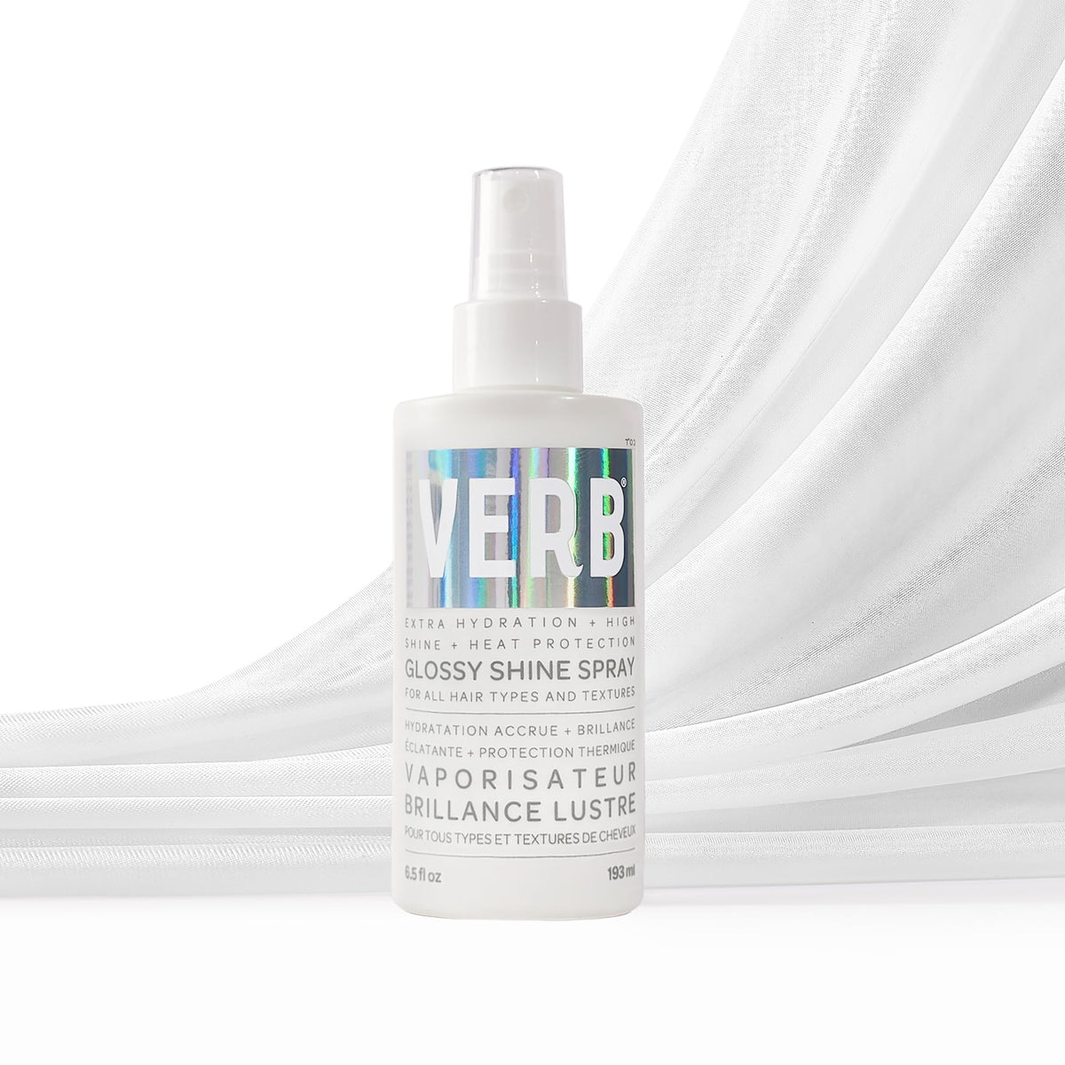 VERB bottle next to ruler showing 6.5 fl oz size for scale and travel convenience
