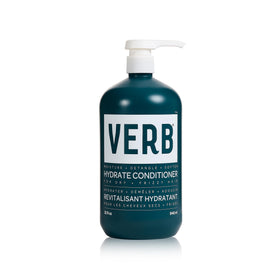 VERB bottle front view showing hydrating conditioner benefits