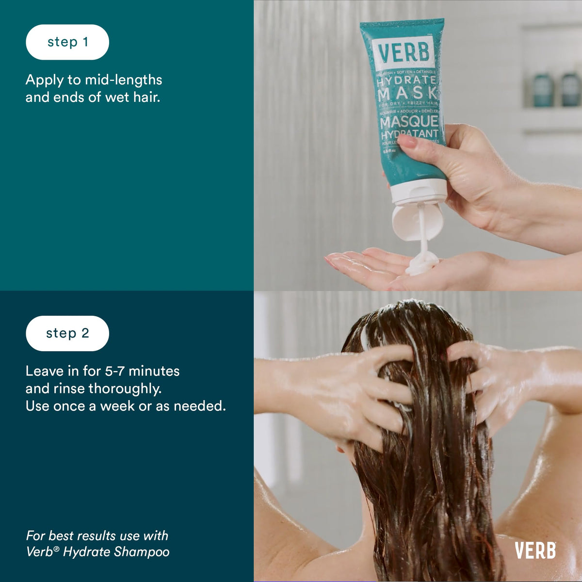 VERB Hydrate Mask open jar texture close-up highlighting creamy consistency and rich hydration