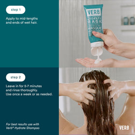 VERB Hydrate Mask open jar texture close-up highlighting creamy consistency and rich hydration