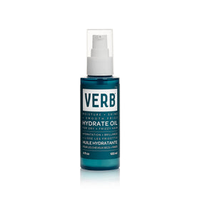 VERB hydrate oil front packaging showing 4 oz bottle and amber label for clear benefits