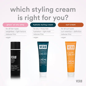 VERB dispensing cream onto palm demonstrating smooth application