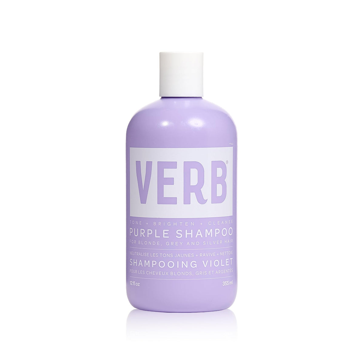 VERB front bottle view showing label and 12 fl oz size benefit of clarity