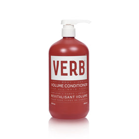 VERB volume conditioner front label showing 32 fl oz bottle and branding for product clarity