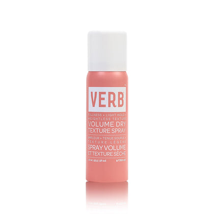 VERB front packaging showing spray can and label for easy identification and quick styling
