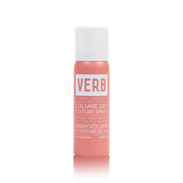 VERB front packaging showing spray can and label for easy identification and quick styling