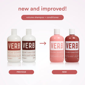 VERB label close-up highlighting key ingredients and pump for convenience