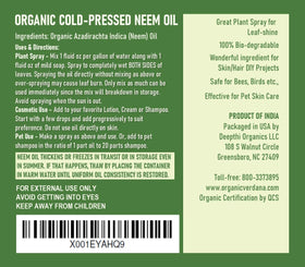 Verdana neem oil texture pouring stream showing concentrated consistency for mixing