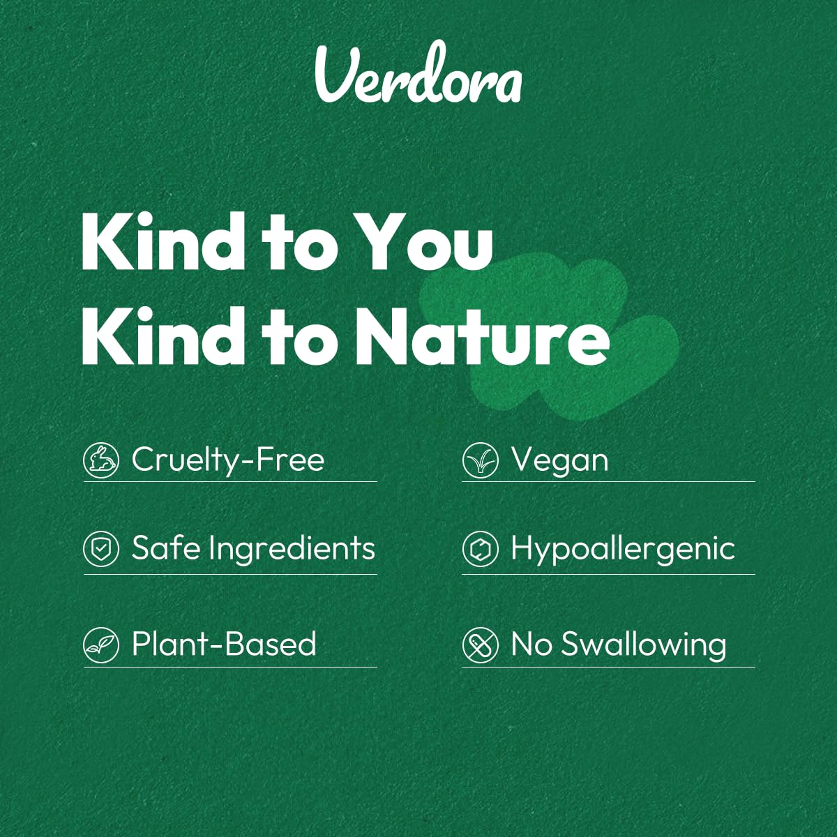 VERDORA lifestyle scene in bedroom conveying calm relaxation and restful sleep