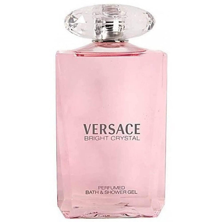 Versace Bright Crystal front packaging shows bottle and label, elegant travel-ready